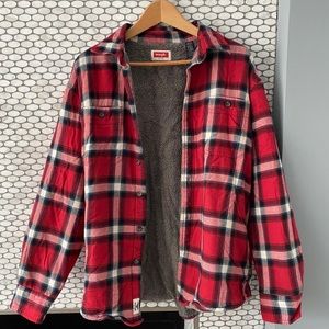 Vintage Wrangler Fleece Lined Flannel